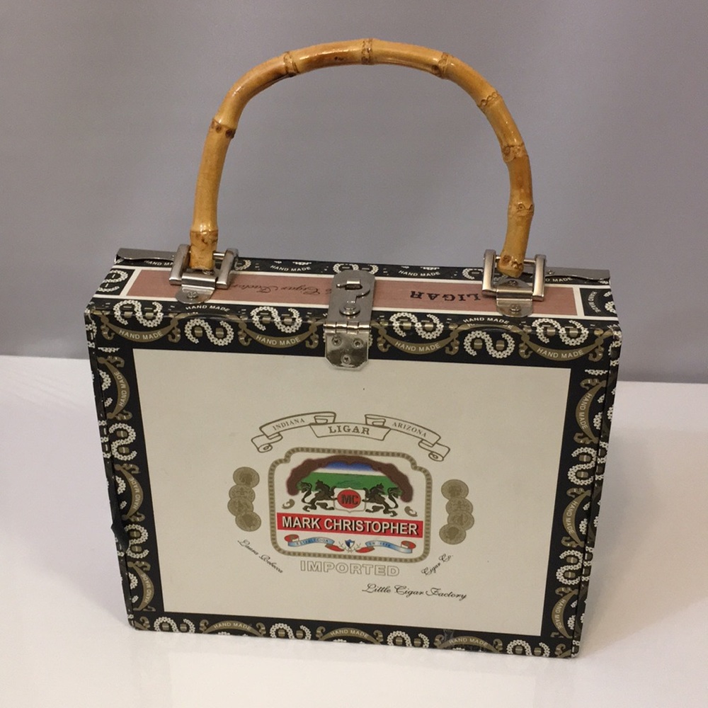 Vintage Ligar Cigar Case Purse/Makeup Bag
